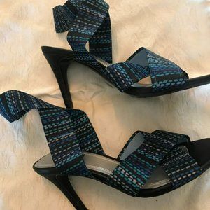 Blue Strappy heels